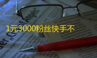 1元3000粉丝快手不掉粉,点赞下单业务 - 抖音播放量网站免费 - 卖赞业务